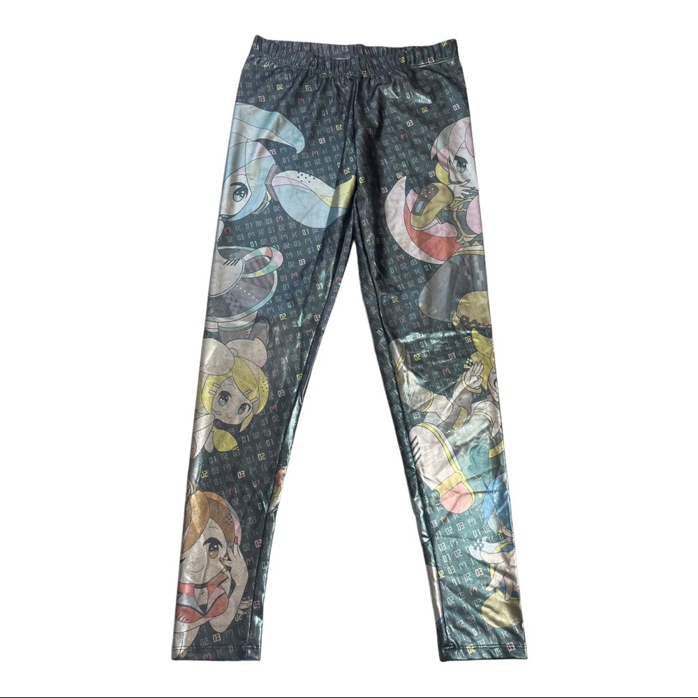 Welovefine crypton silver metallic leggings